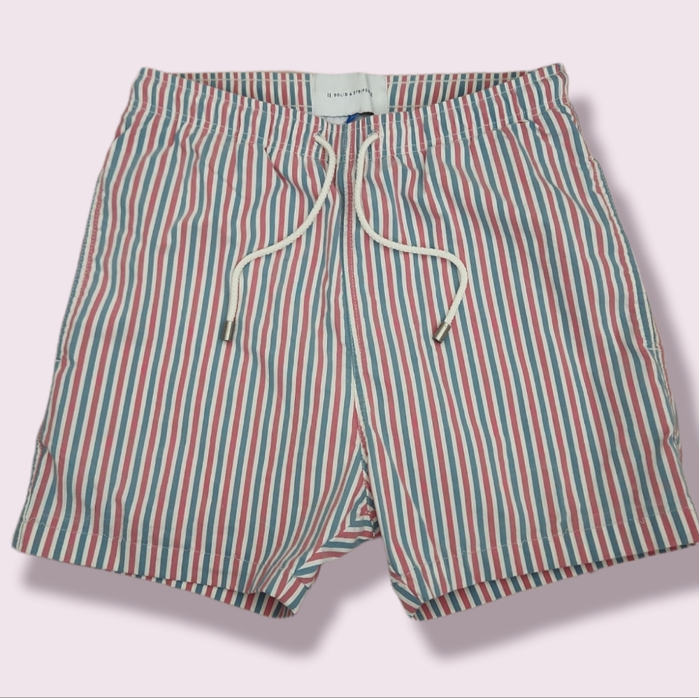 SOLID & STRIPED Men's Swim Shorts Trunks